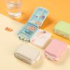 Portable Pill Case 3 Compartment Travel Vitamin Divider Container Storage Box Medicine Organizer