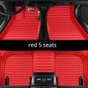 Striped Pu Leather Custom Car Floor Mat for Toyota Corolla 2014-2018 Year Interior Details Car Accessories Carpet