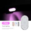 High Brightness LED Touch Light USB Charging Car Interior Lighting Magic Sticker Ambient Lamp With Strobe Mode For Multi-color