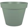 EDA Round Flower Pot TOSCANE - 76 L - Ø 60 X H 47 Cm - Laurel Green