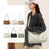 Women's Shoulder Bag Large Capacity Messenger Bag Solid Color Crossbody Bag
