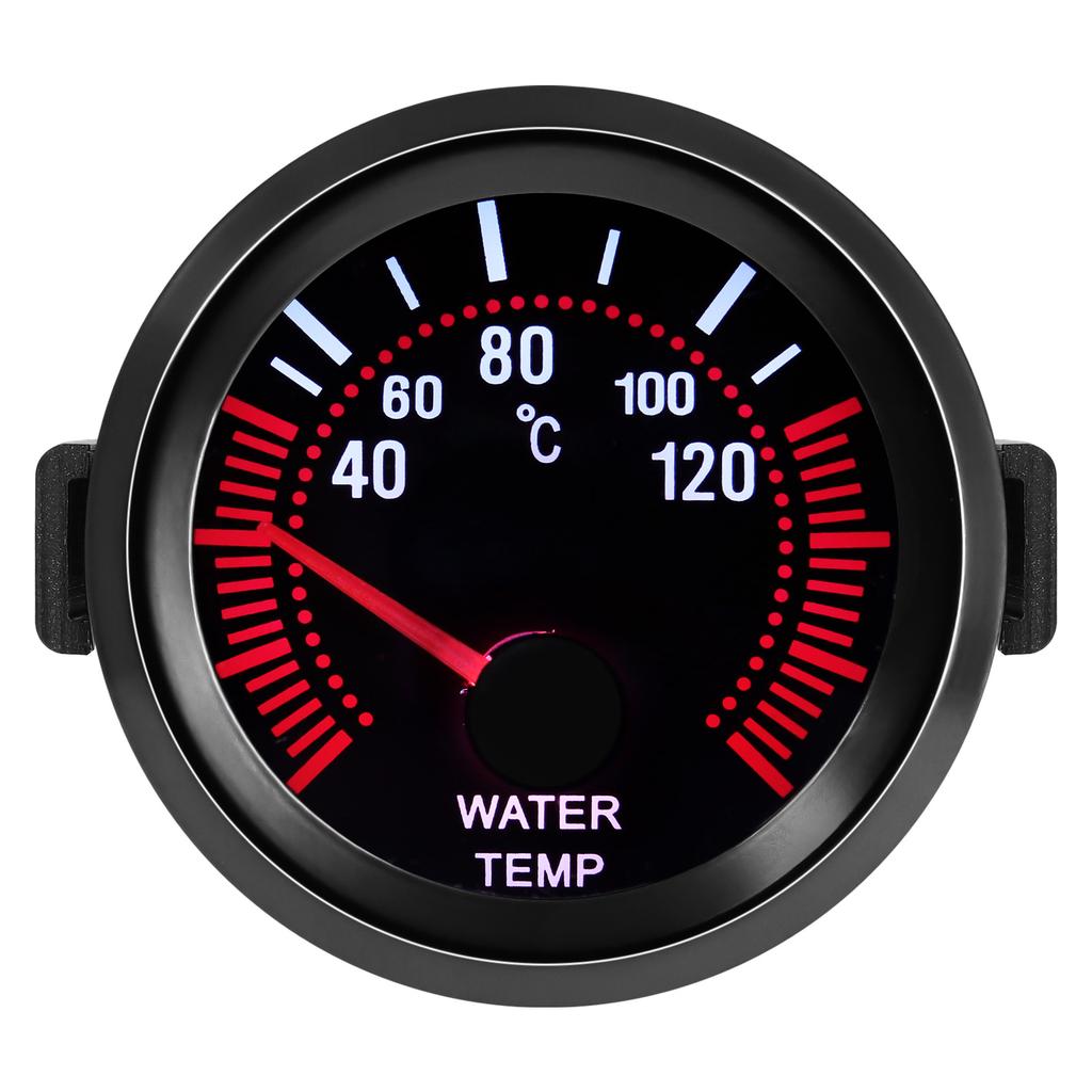 52mm Car Gauge Smoke Len Tachometer RPM Turbo Boost Gauge Bar PSI Vacuum Water Temp Meter Oil Pressure Gauge For 12V Gasoline