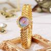 Luxury Brand Women's Watch Elegant Wheat Ear Small Gold Bracelet Design Movement Quartz Watch Dropshipping Reloj Mujer Gifts