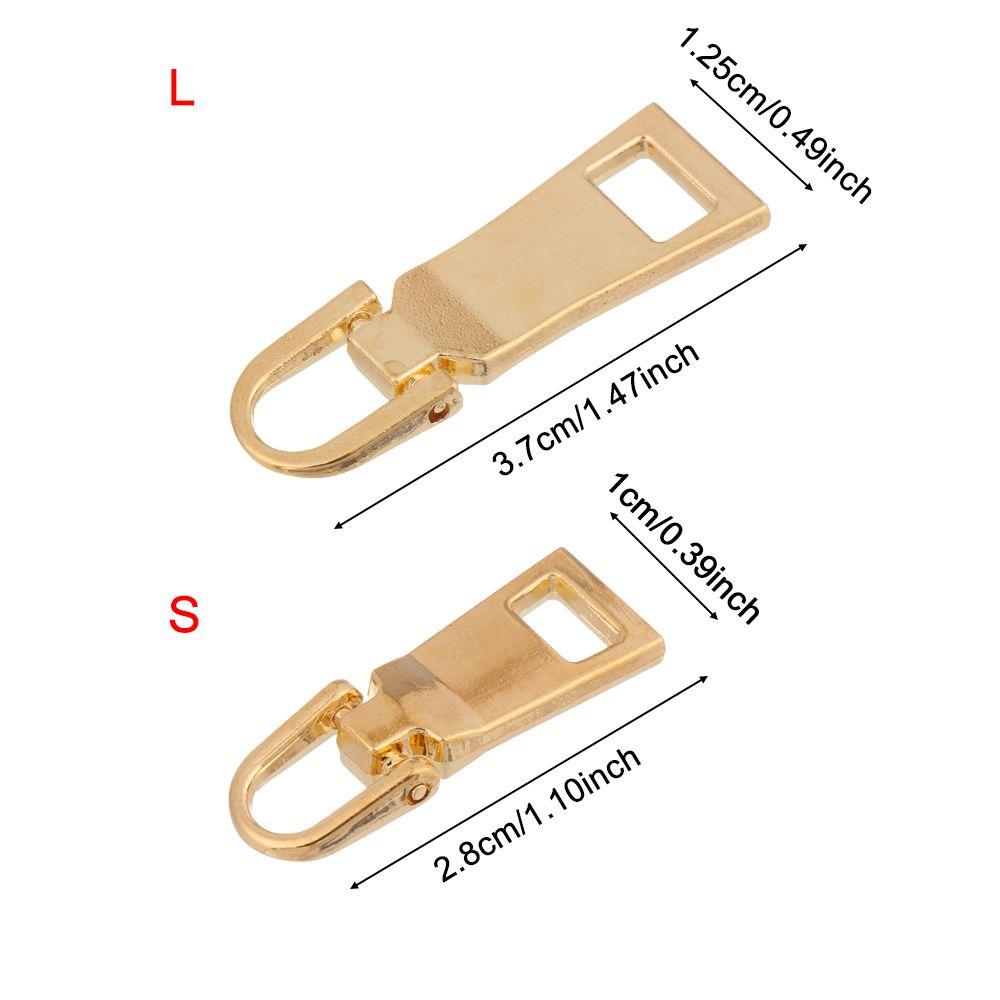 5pcs Bag Suitcase Zipper Repair Kit Detachable Zipper Pull Zipper Slider Metal Zip Metal Zipper Head