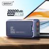 QOOVI Powerbank 30000mAh External Battery Capacity PD 65W Fast Charging Portable Charger Powerbank For Laptop Macbook iPhone Samsung Xiaomi
