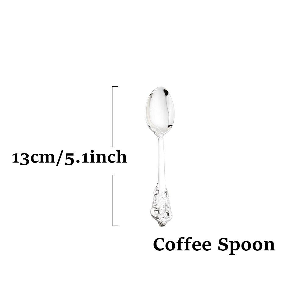 Gold Dinnerware Vintage Tableware 18/10 Silverware Stainless Steel Flatware Dinner Knife Fork Spoon Wedding Xmas Western Cutlery