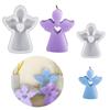 Cute Angel Candle Silicone Mold DIY Aromatherapy Candle Molds Handmade Soap Mold Tools Halloween Home Decoration Supply Craft