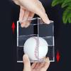 3Pcs Baseball Display Cases High Durability Dustproof Transparent UV Protected Baseball Holder Display Cases