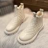 Fashion Winter Snow Boots for Women Slip On Warm Female Ankle Booties Plus Velvet Platform Warm Fashion Woman Shoes New Cozy Short Boots