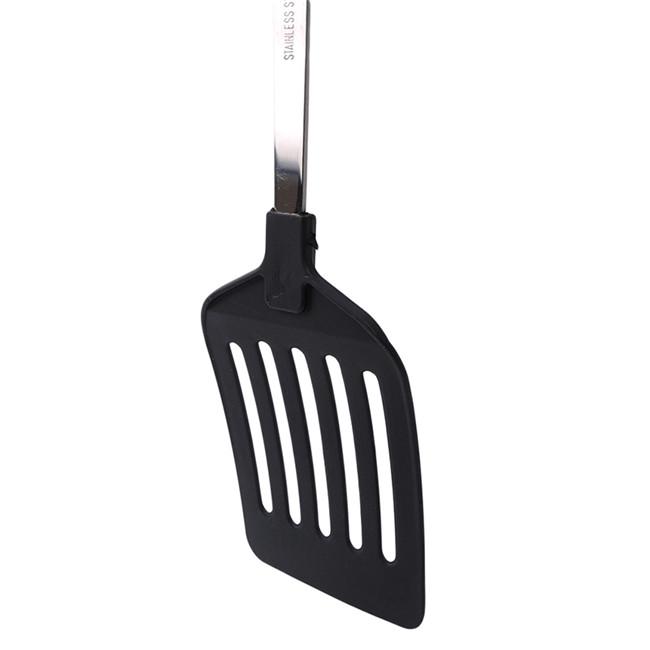 Stainless Steel Pancake Fried Steak Shovel with Oil Leakage Function PP Handle Kitchen Cooking Tools