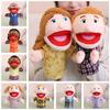 Family Hand Puppet Plush Toy Can Open Mouth Character Hand Puppet Parent-child Game Role Play Children's Gift