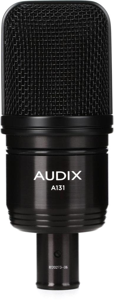 AUDIX A131 Instrument Recording Guitar Amplifier Drum Overhead for Video Distribution Studio Large Diaphragm Condenser Microphone Unidirectional Black