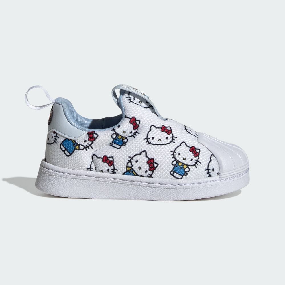 Adidas ADIDAS X HELLO KITTY SST 360 KIDS Footwear White Sneakers ORIGINALS Kids / Children's IF7019 Footwear White / Halo Blue / Globe Blue