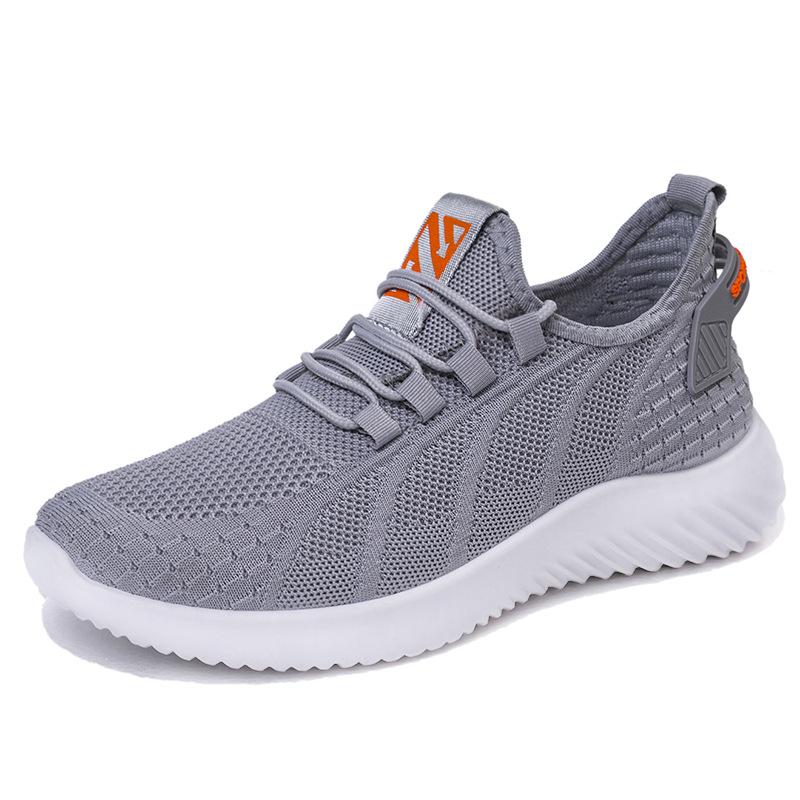 Mens Sneakers Shoes Summer Mesh Breathable Trainers Man Casual Sports Jogging Shoes For Man Lace Up Sneakers Male White Shoes