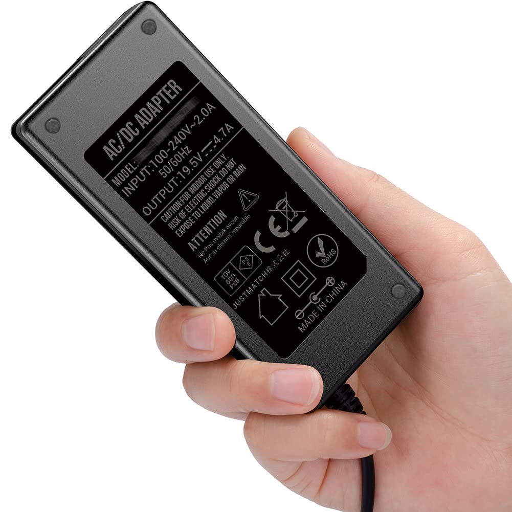 Punasi AC Adapter for Sony Bravia TV AC Power Cable Power Cord Compatible with Sony SONY Replacement AC Adapter W600B 19.5V 4.7A KDL-32 KDL-40 Etc.