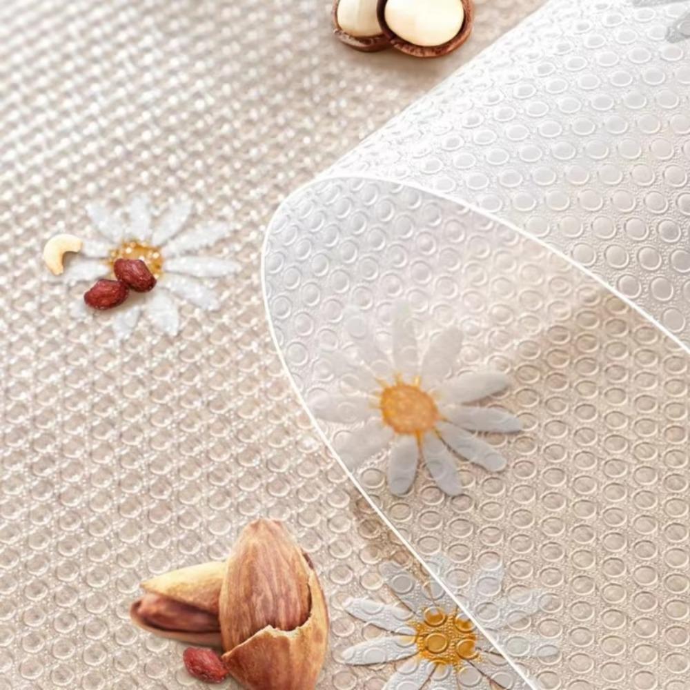 Daisy Drawer Liners Mat Waterproof Fridge Pad Table Cover Mat Kitchen Cabinets Home Organization