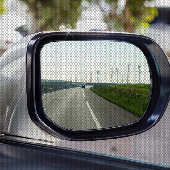 1 Pair Car Rear Window Sunshade UV Protect Shield Mesh Prevent Mosquito Sunshine Privacy Protection Elastic Folding Curtain for Most Vehicles Sedans