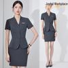 Women's Professional Workwear Set: Short-Sleeve Receptionist Manager Suit 2025