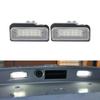 2* Led Number License Plate Light No Error For Mercedes-Benz W203 W211 3528 SMD
