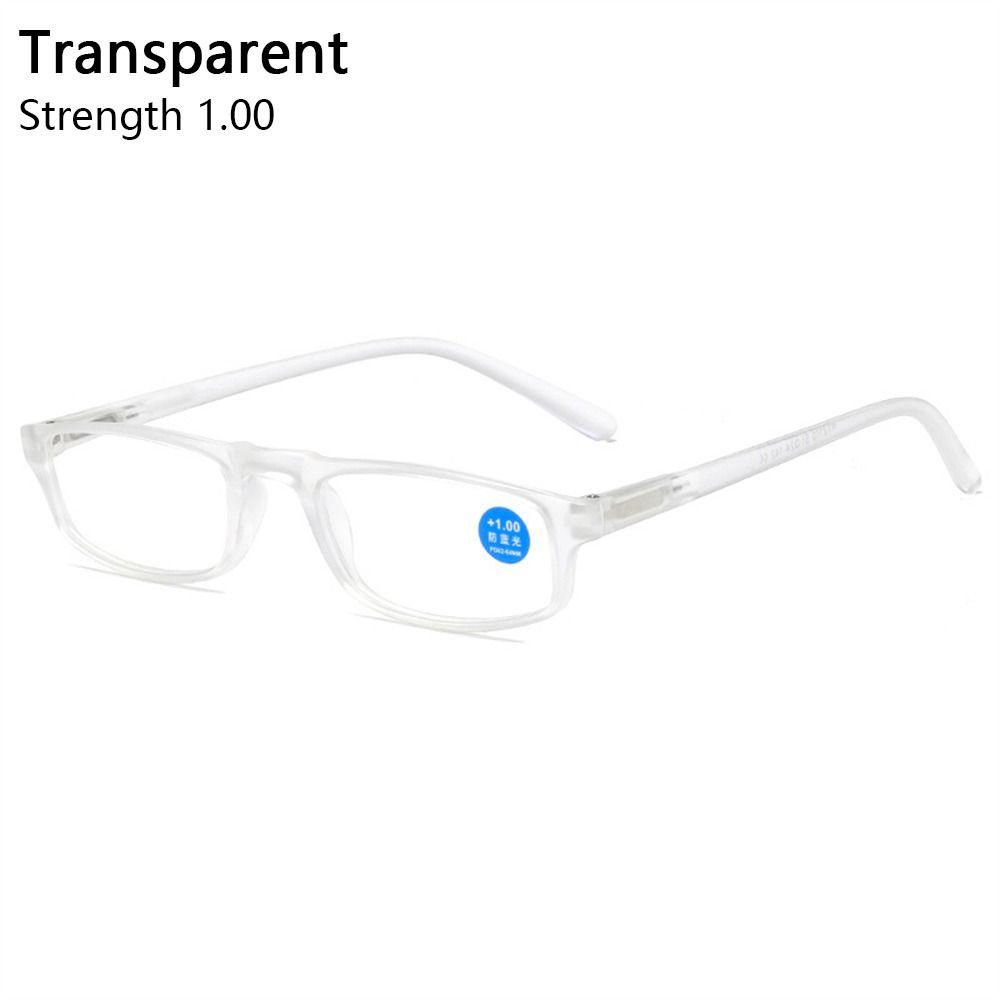 Women Men Anti Blue-Ray Transparent Eyeglasses Reading Glasses Eyewear Presbyopia