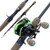 Bass Fishing Baitcasting Reel Dual Brake System Reel 8KGMaxDrag 12+1BB 7.2:1 High Speed Fishing Reel