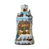 Christmas Snow Globe Decoration Lighted Santa Musical Box Night Lamp for