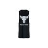 Project UA Project Rock Letter Logo Print Training Sleeveless T-Shirt Men Tops Black 1373787-004
