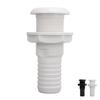 Boat Through Hull Connector 29mm Outlet Smooth Drainage Straight Drain Outlet Fittings Boat Plumbing