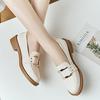 Women Low Heels Fashion Bowtie Platform Female Spring Shoes Fringe Chunky Heel Flat Shoe Casual Footwear Oxford Shoes