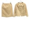 Rene Made In Japan Wool and Silk Blend Skirt Suit Setup 38 Beige Women Used