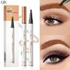 Four-pronged Liquid Eyebrow Pencil Waterproof, Non-smudged, Long-lasting Makeup, Non-marking, Engraved Eyebrow Pencil