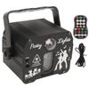 DJ Disco Stage Party Lights Strobe Stage Light RGB Sound Activated Laser Lights with Remote Control