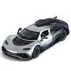 1/32 Benz One Boxed Alloy Die-cast Supercar Model, Children's Toy Car with Sound, Boys' Birthday Gifts, Holiday Gifts, Desktop Ornaments