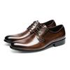 Fashion 2024 Men's Genuine Leather Shoes Business Dress Elegant Gentleman Oxford Shoes Simple British Style Wedding Shoes Banquet Shoes