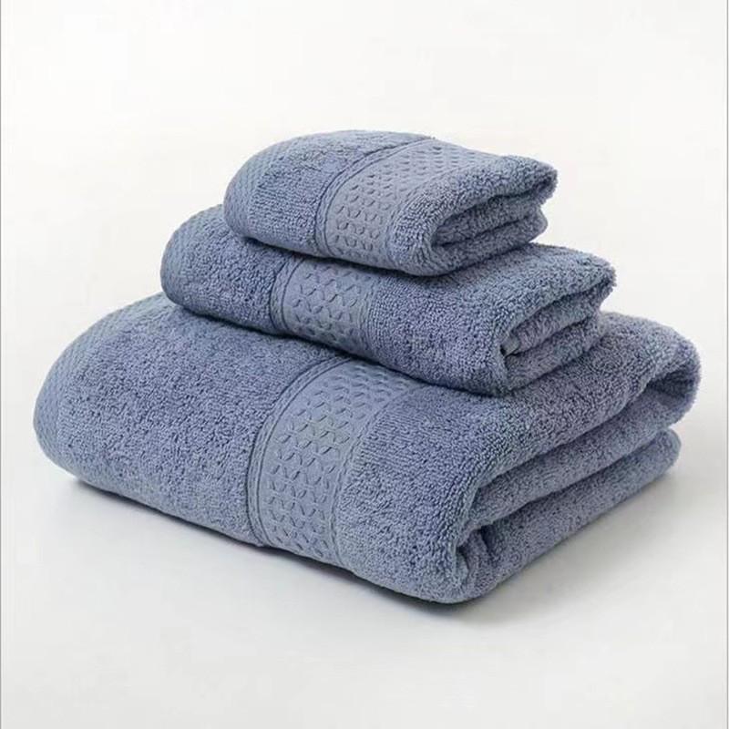 Long-staple Cotton Towel Bath Towel Square Towel Three Pieces Adult Towel Embroidery