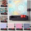 Mandala Tapestry Psychedelic Colorful Art Background Cloth Home Decor Wall Tapestry Hand Wash Printed Wall Hanging