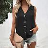 New Chiffon Vest Lady Shirt 2025 Summer Blouse Tops for Women Clothing Korean Tank Pullover Female Casual Slim T-shirt Tee