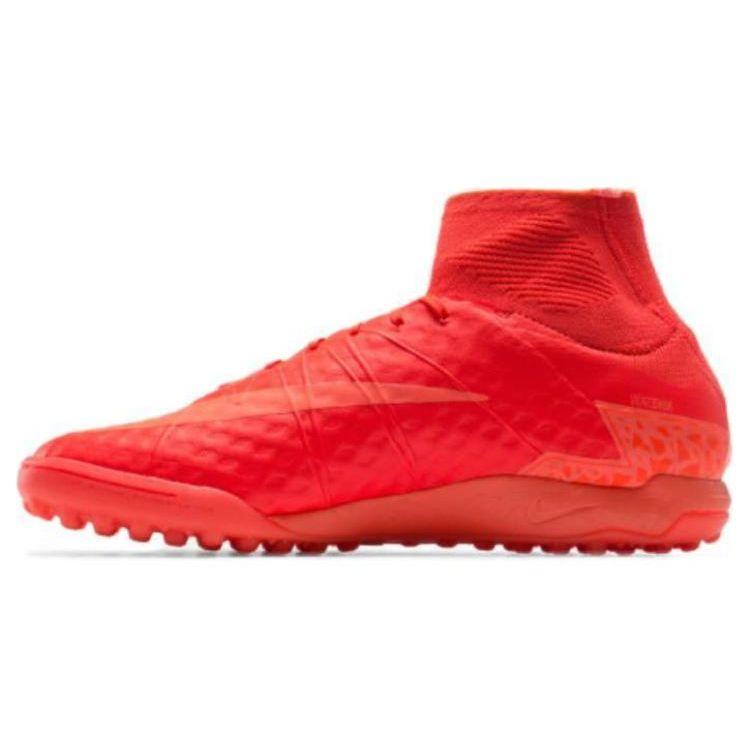 Nike HypervenomX Proximo TF Round Head Comfortable TF (Rubber Studs) Non-Slip Wear-Resistant Soccer Shoes Unisex Soccer Shoes Red 747484-688
