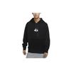 Embroidered Logo Pullover Hoodie Men Tops Black DM5463-070