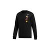 Printed Crew Neck Sweatshirt Men Tops Black GP6260