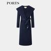 PORTS Women's 2023 Autumn/Winter Wool Coat