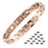 Pure Titanium Germanium Bracelet for Adjustable Lightweight and Great for Wearing During Exercise [BEFOSHINN] Men, 99.999 Purity, Anti-Static