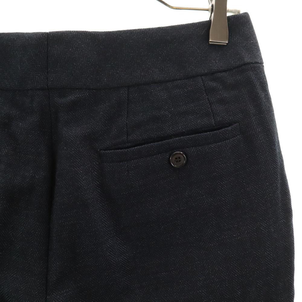 Marni Made In Italy Wool Blend Slacks Pants 38 Charcoal Navy Trouser Women Used