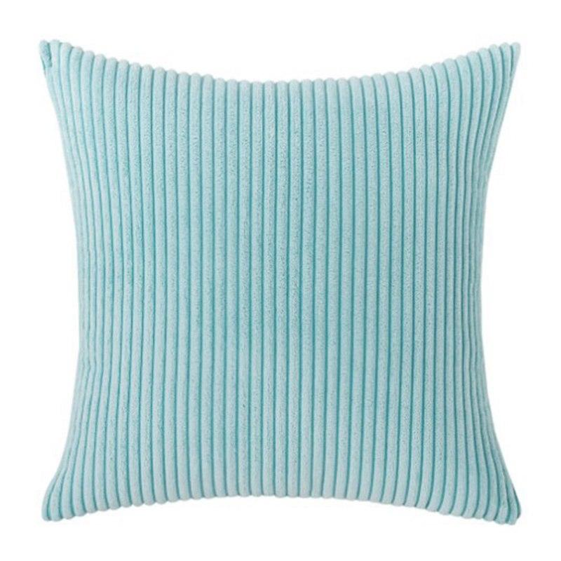 Square Cushion Case Sofa Cover Corduroy Winter Pillow Plush Velvet Home Decor