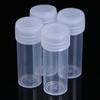 10Pcs 5Ml Plastic Test Tubes Vials Sample Container With Cap For Chemistry