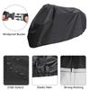 Motorcycle Covers Tarpaulin Cover Cloth Moto Scooter Cover Protector Waterproof Rain Dustproof Bike Bicycle Case Tent