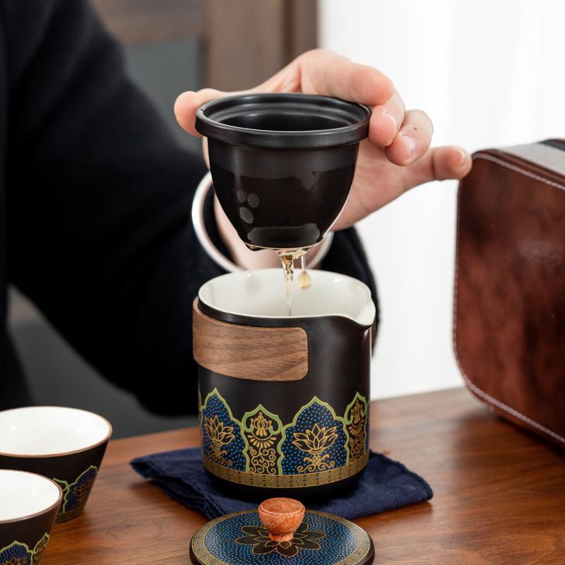 Travel Kung Fu Tea Set Guyun Portable Kuaike Cup Outdoor Camping Small Set Business Meeting Opening Ceremony