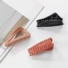 Triangle Shape Crossing Teeth Hair Claw Simple Matte Head Grab Shark Hair Clip Hair Accessories