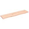 VidaXL Wall Shelf 80x20x2 Cm Solid Untreated Oak Wood 363539