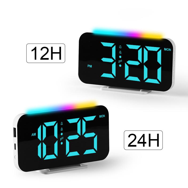 Simple Clock Lights Electronic Clock Ambient Light Electronic Clock Multi Function Alarm Clock